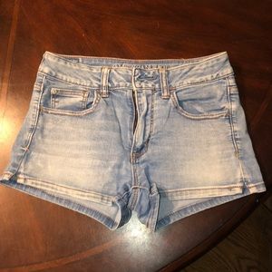 AE high rise shorts